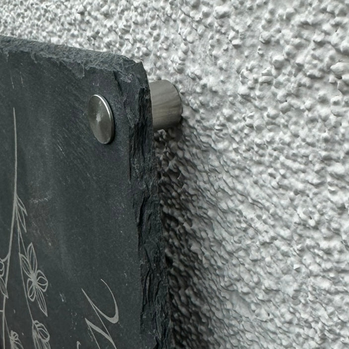 Wandhalterung aus Edelstahl