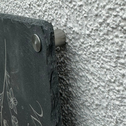 Wandhalterung aus Edelstahl